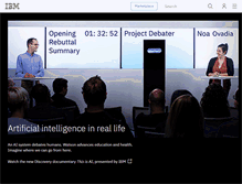 Tablet Screenshot of ibm.com